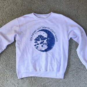 Oversized Purple Pacsun Crewneck